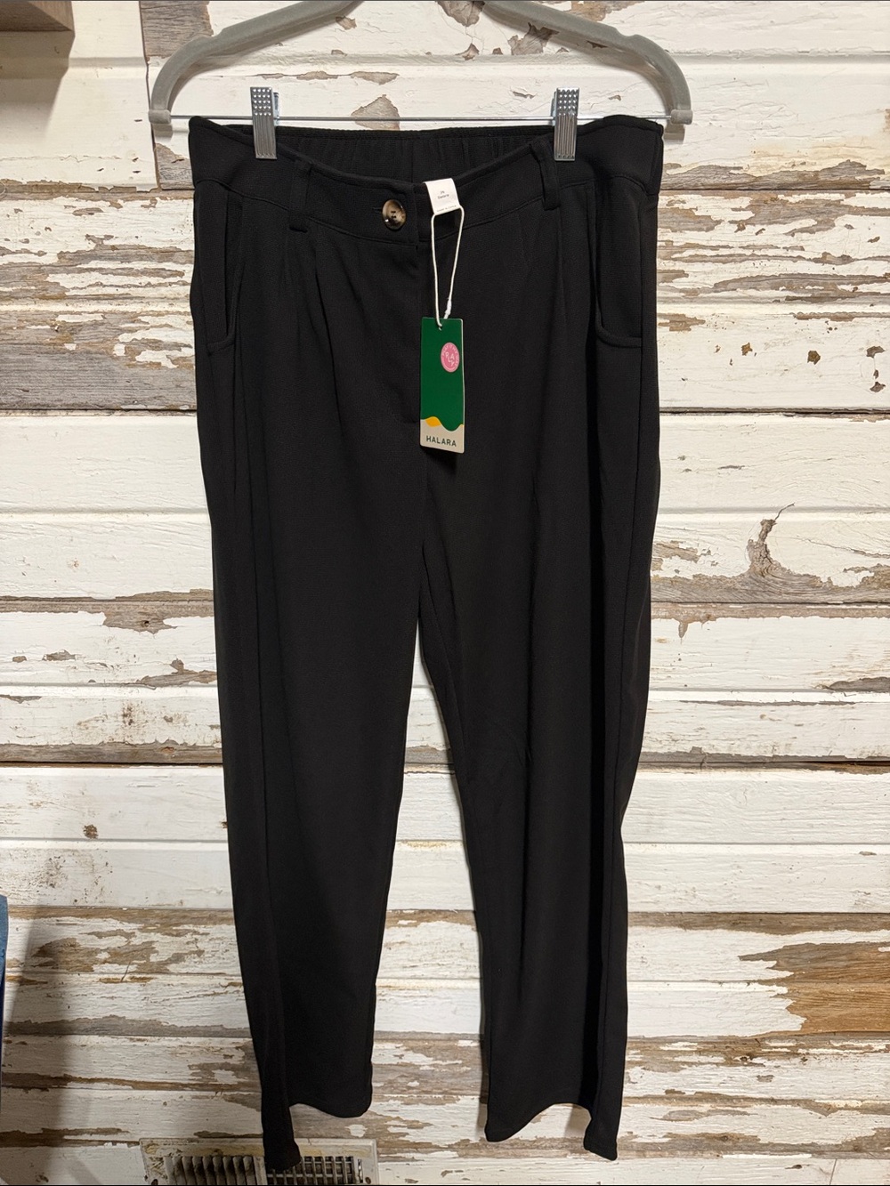 HALARA Black Women's Tapered Trousers
